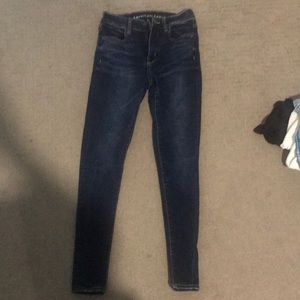 Super stretch high-rise jeggings